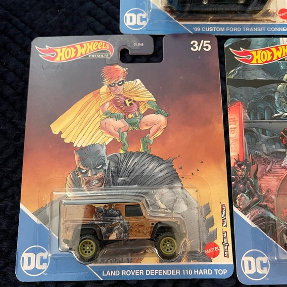 Hot Wheels Pop Culture 2022 Batman Vehicles 1-5 set bundle - Picture 4 of 6